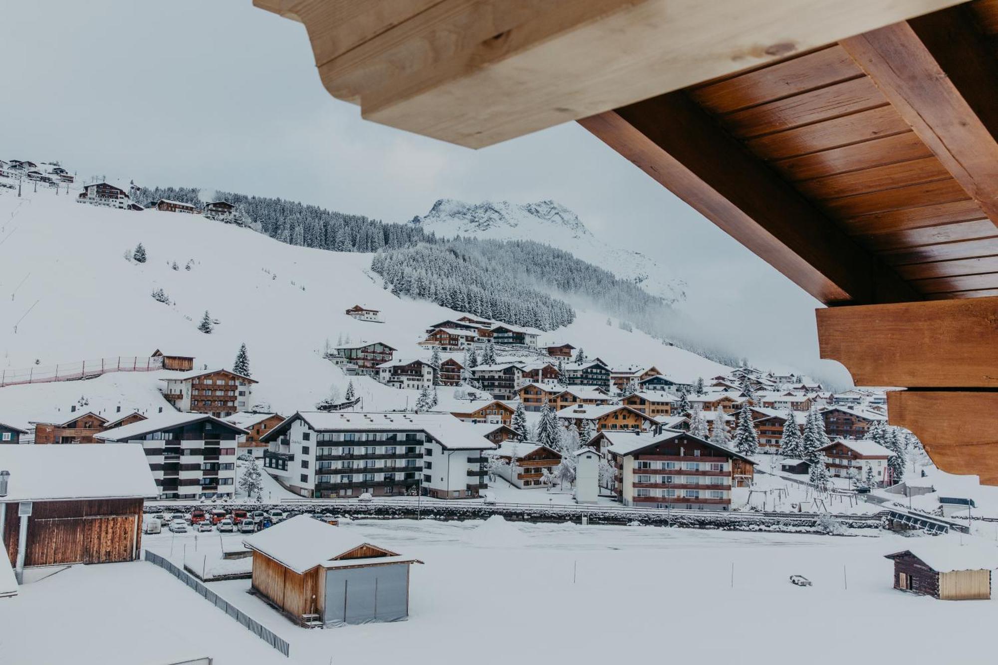 Fernsicht Alpen-Apartments Lech am Arlberg Bilik gambar